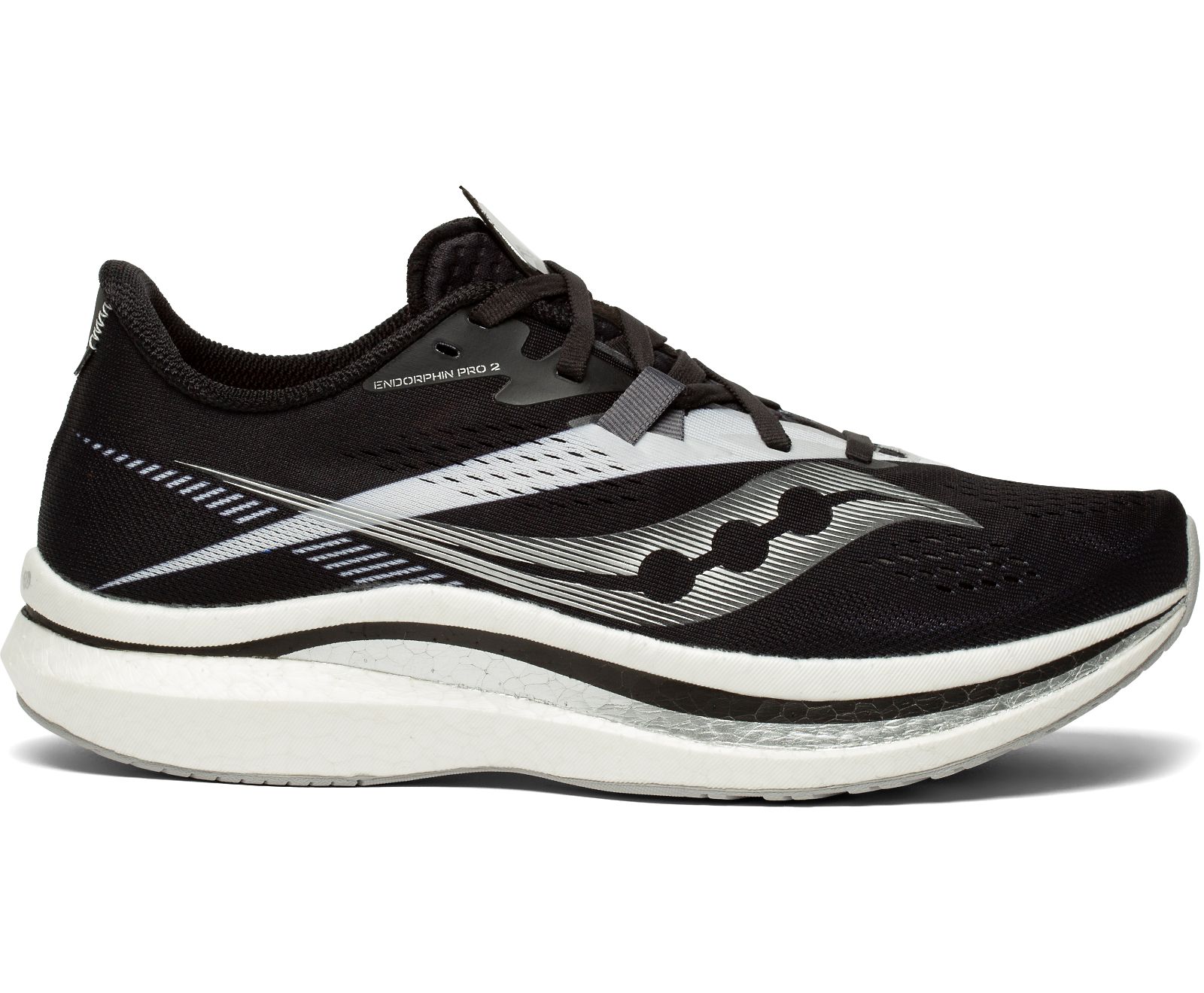 Saucony Endorphin Pro 2 Men\'s Running Shoes Black / White | Canada 465VRWD